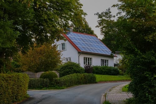 House With Solar Panel