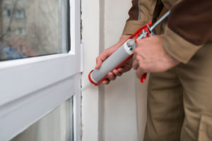 caulking windows