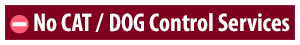 No Pet Control Services 2